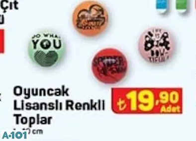 OYUNCAK LİSANSLI RENKLİ TOPLAR